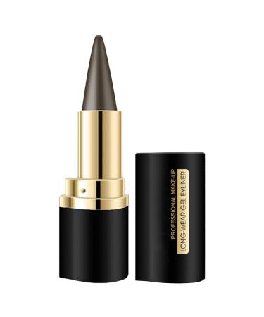 Waterproof gel eyeliner pencil Long-lasting smudge-proof and chip-resistant matte finish Quick-drying retractable eye pencil for precise or smoky looks comfortable