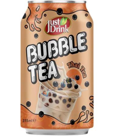 Just Drink Original Brown Sugar Strawberry Thai Tea Matcha & Taro Flavour Bubble Tea 315ml | Pick your Favourite Flavour & Number of Cans - Buy Online on GoSupps.com