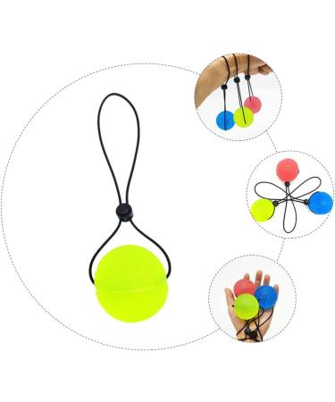 Goohochy Fitness Equipment - Gel Hand Training Ball | Finger & Wrist Developer | Decompression Relaxation Ball - TPE 20x5cm Yellow - Buy Online on GoSupps.com