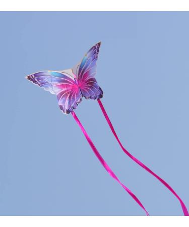 Colorful Butterfly Kite for Kids & Adults - Easy to Fly with Long Tail | Includes String and Bag - Buy Online on GoSupps.com