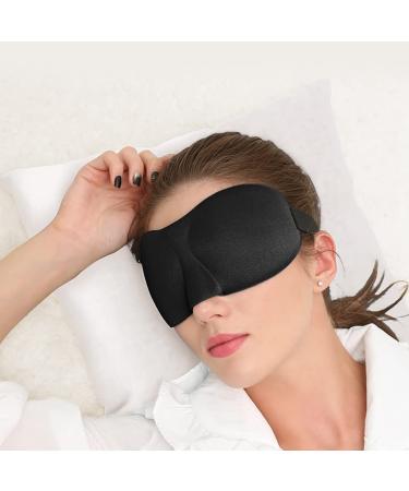Sleep Mask for Men Women 3D Eye Mask for Sleeping Blinder Blindfold Block Out Light Eye mask with Adjustable Strap Breathable & Soft for Sleeping Yoga Traveling