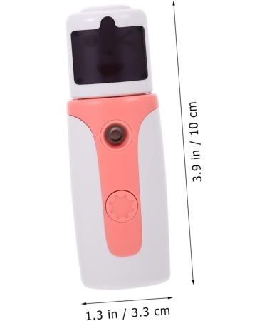 1 Set Hydrating Instrument Nano Steamer Hand Held Steamer Face Mist Moisturizing Cool Handy 10X3.3cm Pink - Buy Online on GoSupps.com