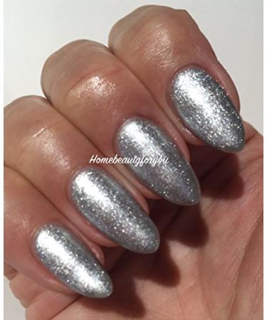 Bluesky Christmas Silver Collection Nail Gel Polish UV LED Soak Off Choose Your Christmas Silver Nail Gel (SILVER SHIMMER GLITTER SPARKLE A18)