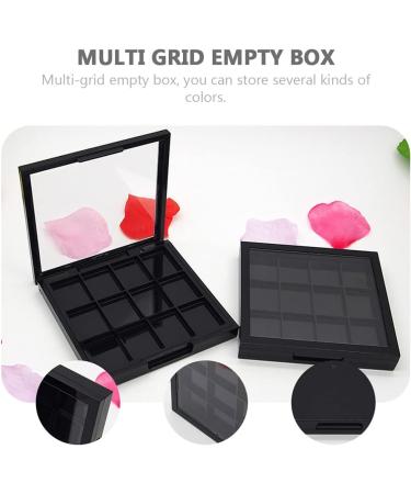 Beaupretty 2pcs Empty Eye Shadow Box Empty Powder Bulk Makeup Cuticle Oil Pen Cosmetic Travel Plastic up - Buy Online on GoSupps.com