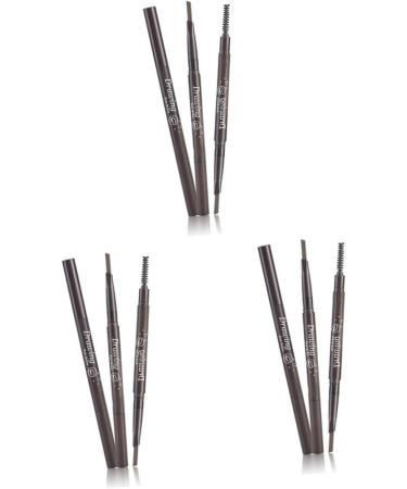 FOMIYES 3pcs 2 1 Eyebrow Pen Eyebrow Filler Eye Brow Brush Eyebrow Pencil Water Proof - Buy Online on GoSupps.com