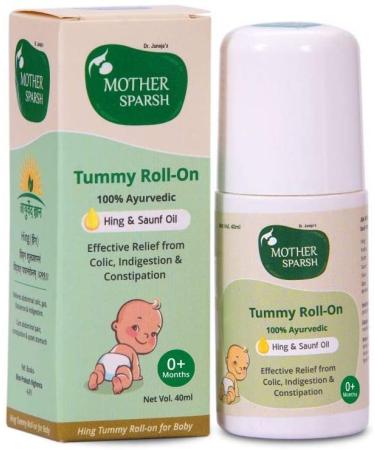 Tummy Roll On for Baby  Colic Relief and Digestion  100% Ayurvedic  Hing & Saunf