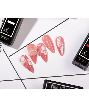 White Gel Nail Polish Liner - 10ml Thin Brush for French Manicure & Nail Art | Soak Off UV/LED, DIY Salon Quality - Buy Online on GoSupps.com