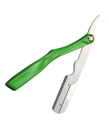 Minkissy metal bracket for manual razor vintage hair razor disposable hairdresser razor haircut razor & sound for men household stainless steel frame