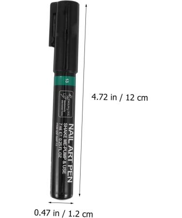 Beatifufu 1pc DIY Nail Polish Pen Nail Tool Manicure Painting Pen Nail Painting Tools Manicure Tool Nail Implements Manicure Drawing Pen Nail Art DIY Tool Manicure Pen Nail Gel Polish Liquid - Buy Online on GoSupps.com