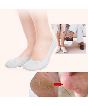 Buy Full Length Silicone Gel Socks for Cracked Skin Care | Moisturizing Foot Protector - International Shipping Available - Buy Online on GoSupps.com