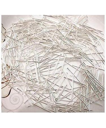 330 Silver Plated Head Pins Findings - 32mm DIY Jewelry Making Supplies - Buy Online on GoSupps.com