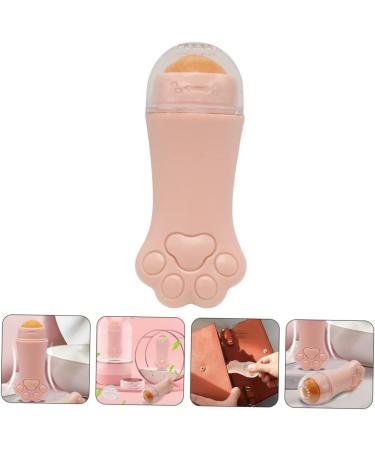 Healvian 1pc Volcanic Stone Oil-absorbing Ball Oil Absorbing Face Roller Skin Care Roller Volcanic Rock 7.5x3cm Pink - Buy Online on GoSupps.com