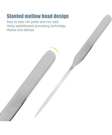 Buy Aosethfrt Makeup Spatula | Ergonomic Stainless Steel Foundation & Nail Art Mixer - Best for Makeup Artists - Buy Online on GoSupps.com