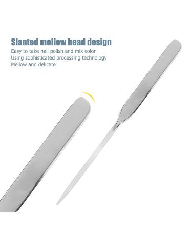 Stainless Steel Makeup Spatula - Ergonomic Tool for Liquid Foundation, Nail Art, and Makeup Artists - Buy Online on GoSupps.com