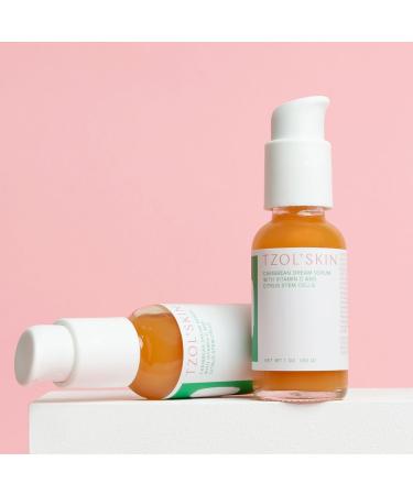 Buy TZOL SKIN Caribbean Dream Serum - CC Serum with Vitamin C & Hyaluronic Acid for Even Skin Tone Dark Spot Treatment - Vegan Cruelty-Free No Parabens or Sulfates - Hydrating Skincare - Buy Online on GoSupps.com