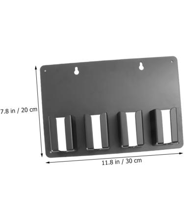 Beavorty Hair Cutting Organizer Hairdressing Tool Storage Holder Rack Hair Brush Holder Rack Salon Clippers Hair Styling Tools Storage Rack for Hairdressing Tool Coat Hanger Electric 30*20cm Black - Buy Online on GoSupps.com