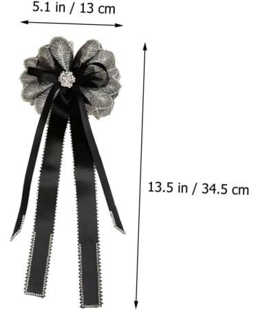 FRCOLOR Hair bow hairpin barrettes for thick hair black hair bands 's hair clips flower tassel hair barrettes chiffon flower jaw barrettes flower hair clips for bows for Clips - Buy Online on GoSupps.com