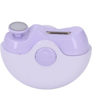 Electric Nail Clipper Anti Pinch USB Rechargeable Automatic Trimmer for Babies Seniors Efficient Manicure (Purple) - Buy Online on GoSupps.com
