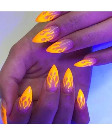 FOMIYES 1 Box Flame Star Sky Stickers Holiday Nail Art Manicure Sets Nail Ornaments Self-Adhesive Nail Stickers Nail Decals for Nail Art Flame Nail Stickers Nail Wraps Fine 3D - Buy Online on GoSupps.com