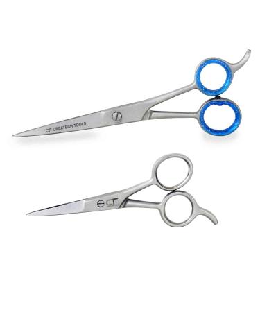 Createch Tools Moustache & Beard Scissors Set Precise Facial Ear Nose Hair Cutting Grooming Trimming Small Scissors Shears for Men - Buy Online on GoSupps.com