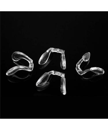 Soft Silicone Nose Pads - 2 Pairs - Eyeglass Repair Nose Bridge Pads for Glasses & Sunglasses - Clear - International Shipping Available - Buy Online on GoSupps.com