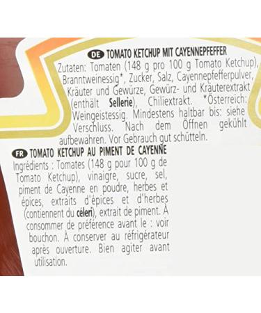 Heinz Hot Chili Ketchup - 10 x 500ml Upside Down Bottle | Spicy Ketchup for International Shipping - Buy Online on GoSupps.com