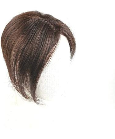 100% Real Topper Middle Side Part Human Hair 11 Inches Hair Toppers for Women Real Human Hair Extensions for Women with Thinning Bangs Bangs Hair Clip Top HairPieces (Color : Light Brown) - Buy Online on GoSupps.com