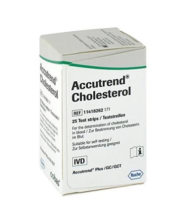 Accutrend Cholesterol Test Strips (x25) by Steroplast
