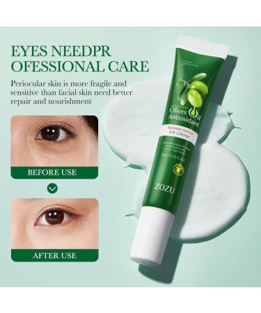 Olive Eye Cream Olive Oil Elastic Moisturizing Eye Cream 20g revitalizing eye moisturizer targets crows feet firmness bags and dark - Buy Online on GoSupps.com