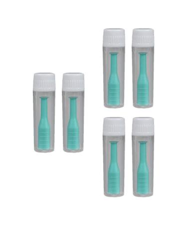 EXCEART 6Pcs Portable Contact Lens Inserter Removal Tool Green Contact Lens Remover Plunger Tool for Hard Lenses