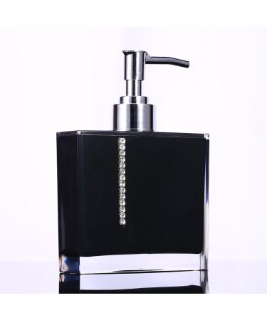 Buy Black 5-Piece Acrylic Bathroom Accessories Set | Stylish Bathing Mug & Toothbrush Holder | International Shipping Available - Buy Online on GoSupps.com