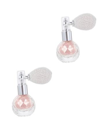 Beavorty Body Glitter Spray 2 Pcs Body Air Bag Powder Highlighters Shimmer Powder Makeup Powder Sprayer Bride Powder Bottle Face Pinkx2pcs mediumx2pcs