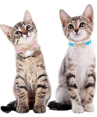 Dog Collar with Bow tie Dog Necklace Rhinestones Diamante Butterfly Adjustable Pu Leather for Pet Cat Small and Medium Dog Jewelry (XS: Wide 3/5 in for Neck Girth: 8-10 in Blue) XS: Wide 3/5 in for neck girth: 8 - 10 in Blue - Buy Online on GoSupps.com