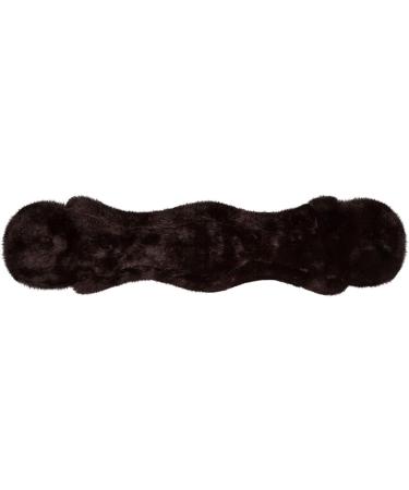 Buy Equinate Saddle Strap with Synthetic Lambskin | Anatomical Short Belt - Dressage Burt (80cm Brown) - International Shipping - Buy Online on GoSupps.com