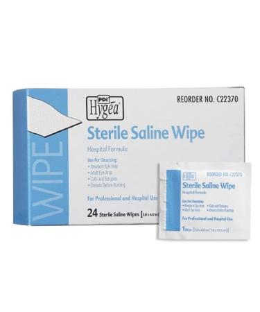 Pdi Nice 23701100 Saline Wipe Hygea 3 X 4 Inch Individual Packet Saline C22370 Box Of 24