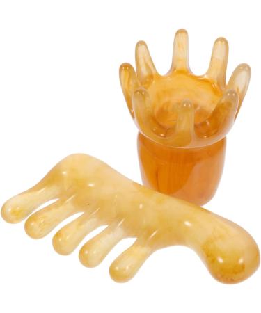 Buy Healvian 10 Stk Massage Kamm Gua Sha Tools for Acupuncture & Body Massage | Harz Crystals Anti-Static Roller - Buy Online on GoSupps.com