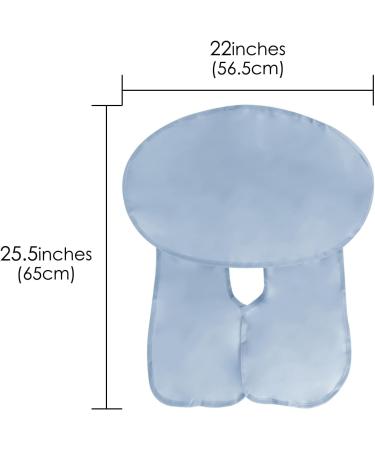 Linkidea Beard Bib Apron for Men - Foldable Multi-Purpose Trimming Catcher & Non-Stick Grooming Cape (Grey) | Perfect Gift for Bearded Men - Buy Online on GoSupps.com