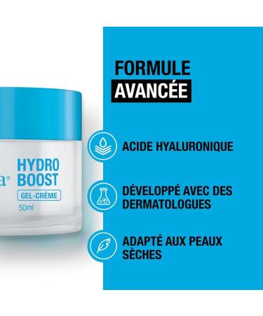 Neutrogena Neutrogena Hydro Boost Gel Cream (Pack of 2 x 50 ml) - Hydrating Cream for Sensitive Skin with Hyaluronic Acid and Botanical Trehalose - Moisturizing Gel for a Fresh and Radiant Complexion - Buy Online on GoSupps.com