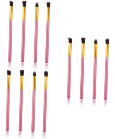 Hemoton 12 Pcs Eye Make-up Brush Kit Highlighter Brushes Eye Cosmetic Brushes Foundation Makeup Brush mediumx3pcs Pink+goldx3pcs - Buy Online on GoSupps.com