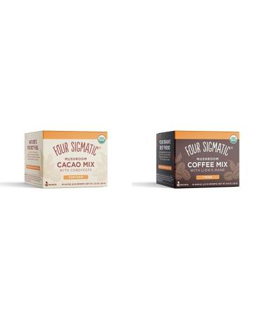 Four Sigmatic Mushroom Cacao Mix with Cordyceps 10 Packets 0.21 oz (6 g) Each