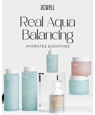 ACWELL Real Aqua Balancing Cream 1.69 fl.oz - pH Balancing Moisturizer for Sensitive Skin Soothes Redness & Improves Texture | International Shipping Available - Buy Online on GoSupps.com