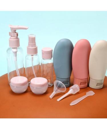 LIGUSTRUM Set with Storage Bag Travel Size Empty Containers for Liquids Creams Lotions Bottle Squeeze Tube - Buy Online on GoSupps.com