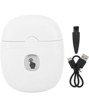 Electric Nail Clipper 2 Speed Automatic Nail Cutter with LED Light USB Charging Fingernail Cutter and File Portable Nail Trimmer Scissor Fingernail Trimmer for Baby Kids Adult White - Buy Online on GoSupps.com