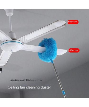 Dewedrt Retractable Duster Stainless Steel Long Handle Dusting Brush Car Household Cleaning Tools Easy Install Easy to Use Navy Blue - Buy Online on GoSupps.com