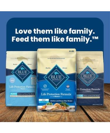 Blue Life Protection Formula Natural Dry Dog Food Adult Chicken & Brown Rice 6.8kg Medium Bag Chicken & Brown Rice - Buy Online on GoSupps.com