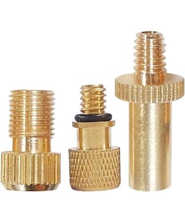 Premium 6-Part Bicycle Valve Adapter Set | Universal Pump Adapters for Balls Balloons Gymnastics & Air Mattresses - Compatible with DV SV & AV - Buy Online on GoSupps.com