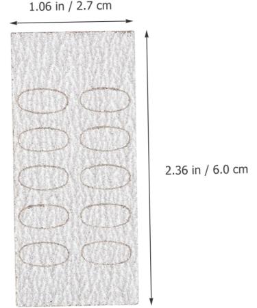 Healeved 10 Sheets grinding disc sanding disc pedicure electric sanding pads polisher Polishing sheet Nail supplies coarse sand dead skin removers - Buy Online on GoSupps.com