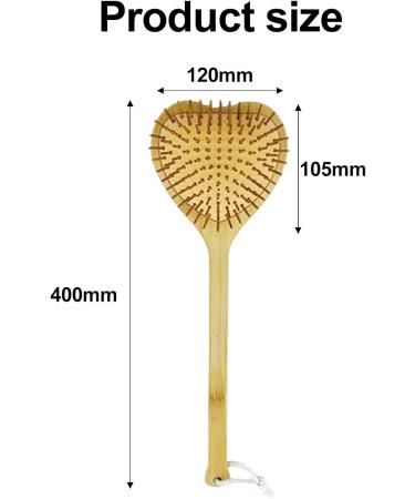 Premium Bamboo Back Scratcher - Extra Wide Head Long 40cm Handle - Wooden Itching Relief Massager for Adults | Ideal for Men & Women - Buy Online on GoSupps.com