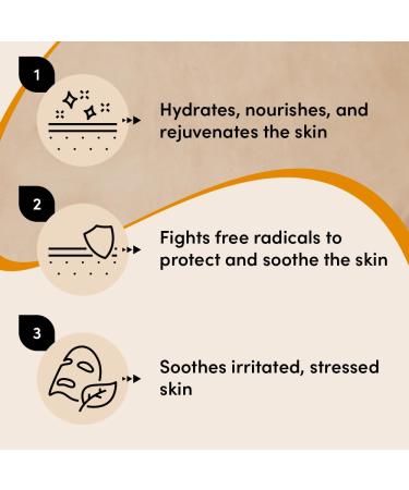 Urban Veda Soothing Exfoliating Facial Polish | Gentle Vegan Face Scrub & Mask for Sensitive Skin | Natural Hydrating Exfoliant | 4.2 Fl Oz - Buy Online on GoSupps.com