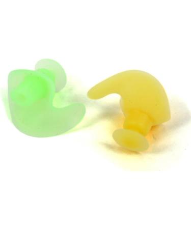 Buy Barracuda Ear Plugs - Waterproof Earplugs with Storage Box for Swimming | Small Yellowgreen for Adults & Kids - Buy Online on GoSupps.com